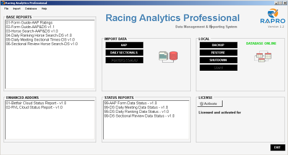 Racing Analytics Professional